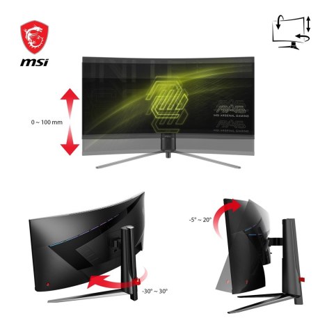 Zakrzywiony monitor do gier MSI MAG 345CQRDE 34" - Płaski ekran - 86,4 cm Zakrzywiony monitor do gier MSI MAG 345CQRDE 34" - Płaski ekran - 86,4 cm