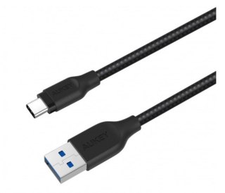 AUKEY KABEL USB-A - USB-C, 5GBPS, QC 15W, OPLOT,2M