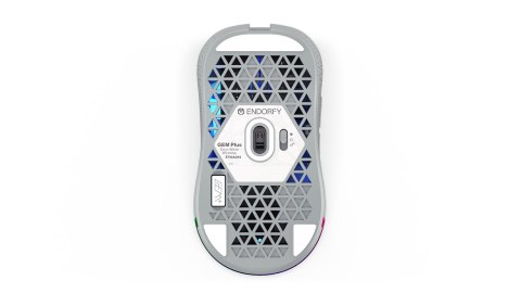 ENDORFY GEM Plus Wireless Onyx White myszka Oburęczny RF Wireless + USB Type-C Optyczny 26000 DPI
