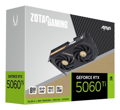 Karta graficzna ZOTAC GAMING GeForce RTX 5060 Ti AMP 8GB Karta graficzna ZOTAC GAMING GeForce RTX 5060 Ti AMP 8GB