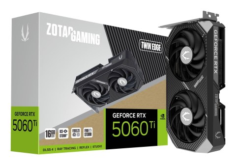 Karta graficzna ZOTAC GAMING GeForce RTX 5060 Ti Twin Edge 16GB Karta graficzna ZOTAC GAMING GeForce RTX 5060 Ti Twin Edge 16GB