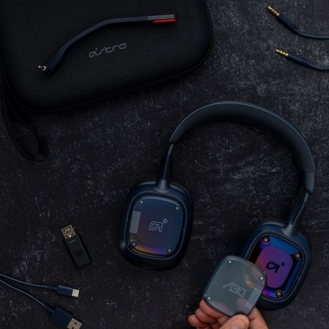 Logitech ASTRO A30 - Bezprzewodowy zestaw słuchawkowy - granatowy/czerwony - PlayStation Logitech ASTRO A30 - Bezprzewodowy zestaw słuchawkowy - granatowy/czerwony - PlayStation