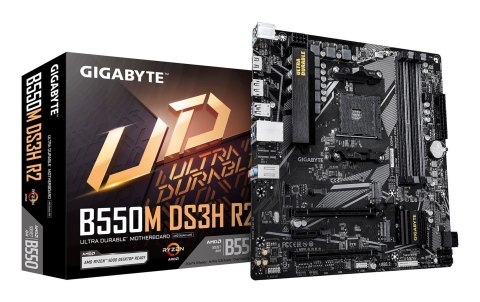 Płyta główna Gigabyte B550M DS3H R2, AMD B550, AM4, 4xDDR4, mATX Płyta główna Gigabyte B550M DS3H R2, AMD B550, AM4, 4xDDR4, mATX