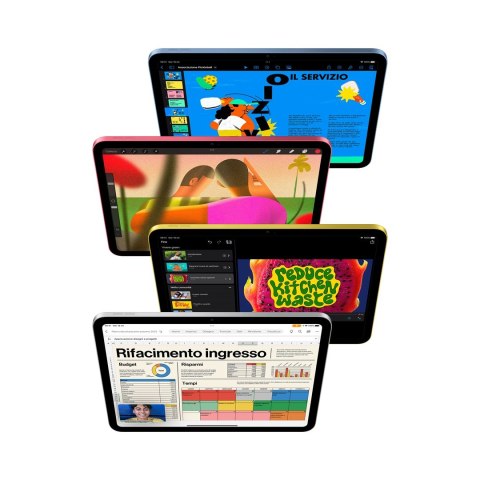 Apple iPad 256 GB 27,7 cm (10.9") Wi-Fi 6 (802.11ax) iPadOS 18 Żółty Apple iPad 256 GB 27,7 cm (10.9") Wi-Fi 6 (802.11ax) iPadOS 18 Żółty