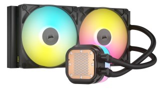Corsair iCUE LINK TITAN RX RGB Procesor Chłodnica cieczy all-in-one 14 cm Czarny 1 szt.