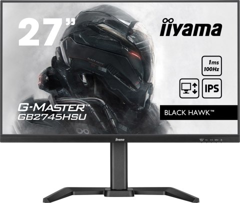 Iiyama G-MASTER GB2745HSU-B2 LED display 68,6 cm (27") 1920 x 1080 px Full HD Czarny Iiyama G-MASTER GB2745HSU-B2 LED display 68,6 cm (27") 1920 x 1080 px Full HD Czarny