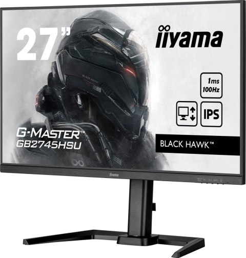 Iiyama G-MASTER GB2745HSU-B2 LED display 68,6 cm (27") 1920 x 1080 px Full HD Czarny Iiyama G-MASTER GB2745HSU-B2 LED display 68,6 cm (27") 1920 x 1080 px Full HD Czarny