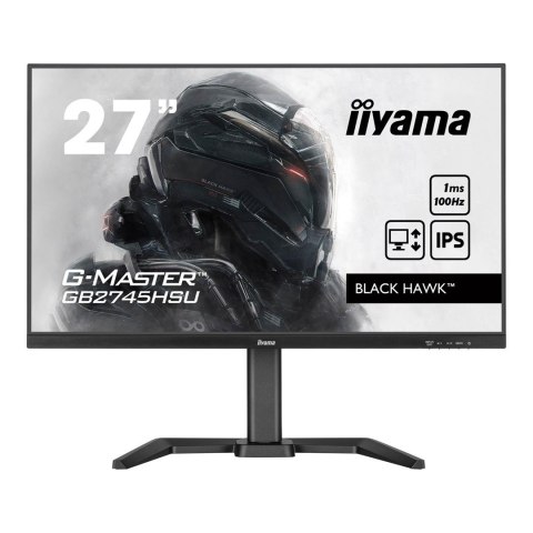 Iiyama G-MASTER GB2745HSU-B2 LED display 68,6 cm (27") 1920 x 1080 px Full HD Czarny Iiyama G-MASTER GB2745HSU-B2 LED display 68,6 cm (27") 1920 x 1080 px Full HD Czarny