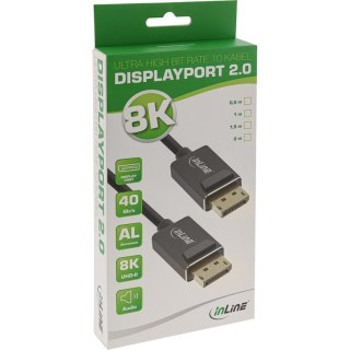 InLine 15402P kabel DisplayPort 2 m Czarny