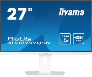 Monitor IIYAMA XUB2797QSN-W1 (27" /IPS /60Hz /2560 x 1440 /Biały)