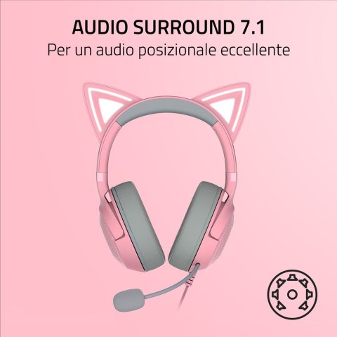 Razer RZ04-04730200-R3M1 słuchawki/zestaw słuchawkowy Przewodowa Opaska na głowę Połączenia/muzyka Różowy Razer RZ04-04730200-R3M1 słuchawki/zestaw słuchawkowy Przewodowa Opaska na głowę Połączenia/muzyka Różowy
