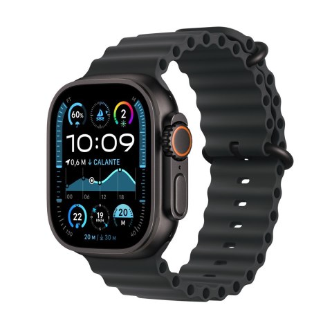 Apple Watch Ultra 2 GPS + Cellular 49mm Black Titanium Case with Black Ocean Band Apple Watch Ultra 2 GPS + Cellular 49mm Black Titanium Case with Black Ocean Band