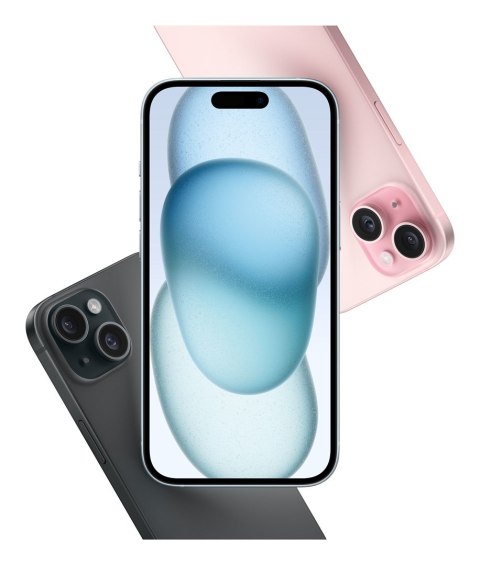 Apple iPhone 15 15,5 cm (6.1") Dual SIM iOS 17 5G USB Type-C 256 GB Czarny Apple iPhone 15 15,5 cm (6.1") Dual SIM iOS 17 5G USB Type-C 256 GB Czarny