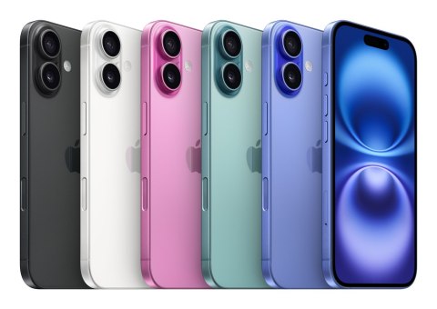 Apple iPhone 16 15,5 cm (6.1") Dual SIM iOS 18 5G USB Type-C 256 GB Czarny Apple iPhone 16 15,5 cm (6.1") Dual SIM iOS 18 5G USB Type-C 256 GB Czarny
