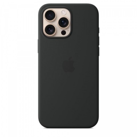 Etui silikonowe z MagSafe do iPhonea 16 Pro Max - czarne Etui silikonowe z MagSafe do iPhonea 16 Pro Max - czarne