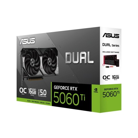 Karta graf. ASUS DUAL RTX 5060 TI 16GB OC Karta graf. ASUS DUAL RTX 5060 TI 16GB OC