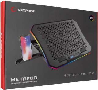 Podstawka chłodząca pod laptopa - Rampage METAFOR (AD-RC34) 10"-19"
