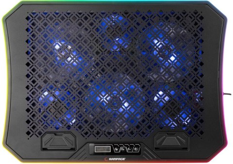 Podstawka chłodząca pod laptopa - Rampage METAFOR (AD-RC34) 10"-19" Podstawka chłodząca pod laptopa - Rampage METAFOR (AD-RC34) 10"-19"