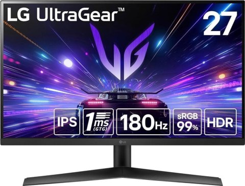 Monitor LG 27GS60F-B (27" /IPS /180Hz /1920 x 1080 /Czarny) Monitor LG 27GS60F-B (27" /IPS /180Hz /1920 x 1080 /Czarny)