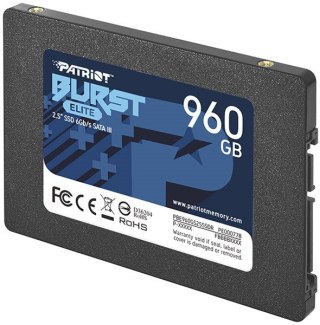 Dysk SSD PATRIOT Burst Elite 960 GB Burst Elite (2.5″ /960 GB /SATA III (6 Gb/s) /450MB/s /350MB/s)