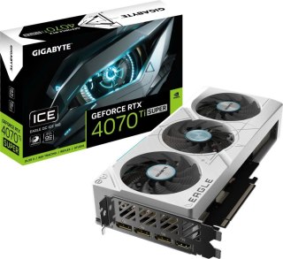 Karta graficzna GIGABYTE GeForce RTX 4070 Ti SUPER EAGLE OC ICE 16GB GV-N407TSEAGLEOCICE-16GD