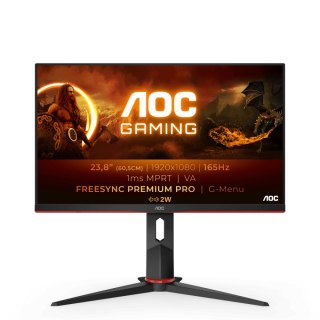 Monitor AOC 24G2SAE/BK (23.8" /1920 x 1080 /Czarno-czerwony)