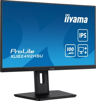 Monitor IIYAMA XUB2492HSU-B6 (23.8" /100Hz /1920 x 1080 /Czarny)