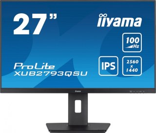 Monitor IIYAMA XUB2793QSU-B6 (27" /100Hz /2560 x 1440 /Czarny)