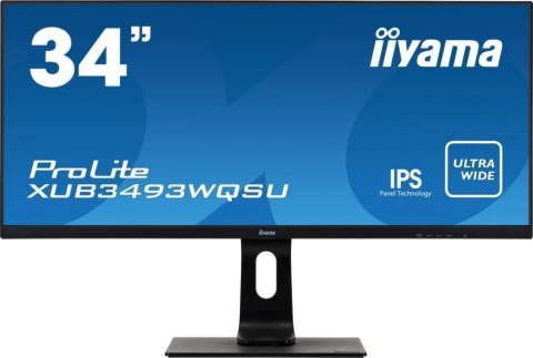 Monitor IIYAMA XUB3493WQSU-B1 (34" /3440 x 1440 /Czarny)