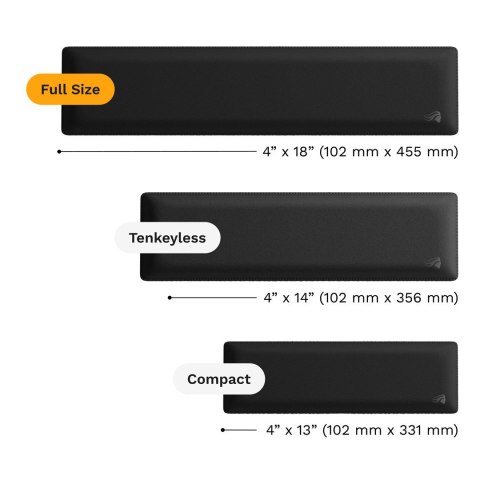 Glorious Gaming GLO-KB-ACC-WR-CLTH-100-BLK części do urządzeń wejściowych Keyboard palm rest Glorious Gaming GLO-KB-ACC-WR-CLTH-100-BLK części do urządzeń wejściowych Keyboard palm rest