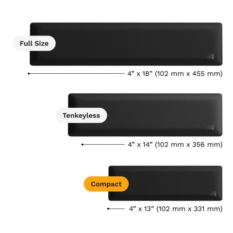 Glorious Gaming GLO-KB-ACC-WR-CLTH-65-75-BLK części do urządzeń wejściowych Keyboard palm rest Glorious Gaming GLO-KB-ACC-WR-CLTH-65-75-BLK części do urządzeń wejściowych Keyboard palm rest