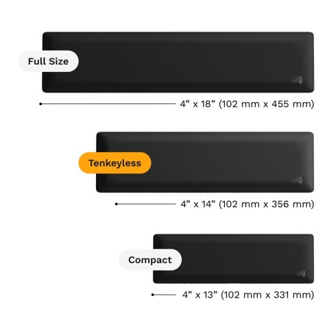 Glorious Gaming GLO-KB-ACC-WR-CLTH-TKL-BLK części do urządzeń wejściowych Keyboard palm rest Glorious Gaming GLO-KB-ACC-WR-CLTH-TKL-BLK części do urządzeń wejściowych Keyboard palm rest