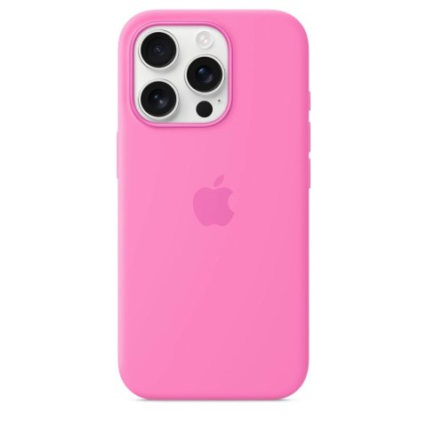 Etui silikonowe z MagSafe do iPhonea 16 Pro - piwonia Etui silikonowe z MagSafe do iPhonea 16 Pro - piwonia