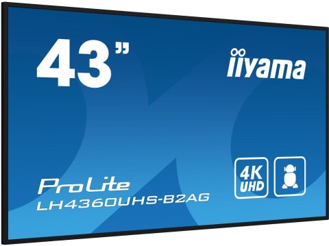 Monitor Iiyama 43 LH4360UHS-B2AG HDMI USB - 107.9 cm - 42.5" Monitor Iiyama 43 LH4360UHS-B2AG HDMI USB - 107.9 cm - 42.5"