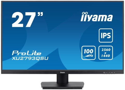 Monitor iiyama ProLite XU2793QSU-B7 27" - Płaski ekran - 68,6 cm Monitor iiyama ProLite XU2793QSU-B7 27" - Płaski ekran - 68,6 cm
