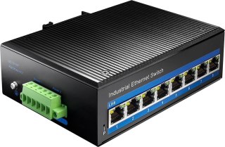 Przełącznik sieciowy/switch Cudy IF1008P (10/100) Czarny