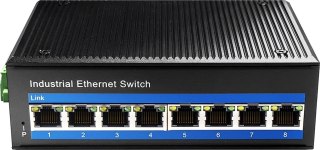Przełącznik sieciowy/switch Cudy IF1008P (10/100) Czarny