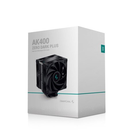Chłodzenie DeepCool AK400 Zero Dark Plus (R-AK400-BKNNMD-G-1) Chłodzenie DeepCool AK400 Zero Dark Plus (R-AK400-BKNNMD-G-1)
