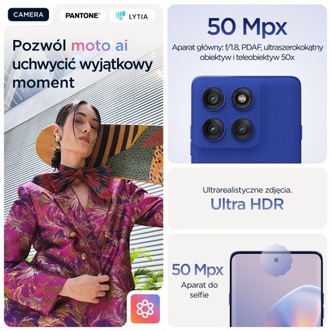 Motorola Edge 60 Pro 5G 12/512GB Dazzling Blue Motorola Edge 60 Pro 5G 12/512GB Dazzling Blue