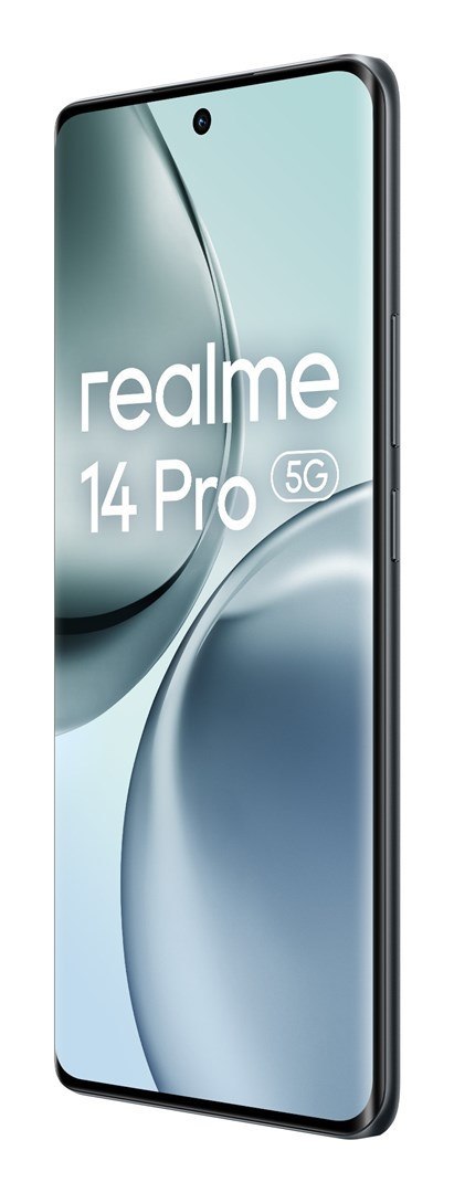 Smartfon Realme 14 Pro 5G Dual Sim 12GB RAM 512GB - Zamszowy Szary Smartfon Realme 14 Pro 5G Dual Sim 12GB RAM 512GB - Zamszowy Szary