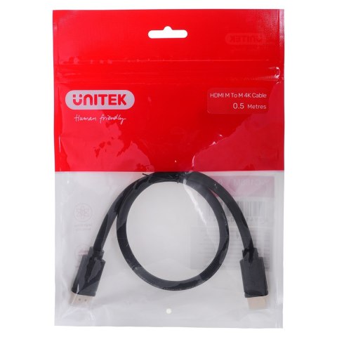 UNITEK KABEL HDMI 2.0 M/M 4K 60HZ, 0,5M, Y-C185M UNITEK KABEL HDMI 2.0 M/M 4K 60HZ, 0,5M, Y-C185M