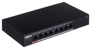 Dahua Europe PFS3008-8GT-96 łącza sieciowe Nie zarządzany L2 Gigabit Ethernet (10/100/1000) Czarny Obsługa PoE