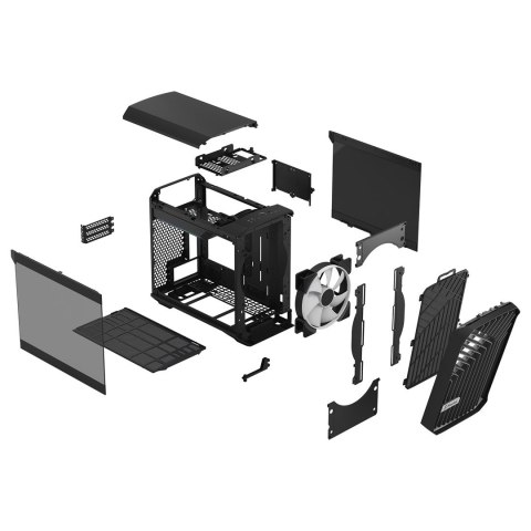 Fractal Design Torrent Nano Micro Tower Czarny Fractal Design Torrent Nano Micro Tower Czarny