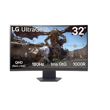 LG 32GS60QC-B monitor komputerowy 80 cm (31.5") 2560 x 1440 px Quad HD LCD Czarny LG 32GS60QC-B monitor komputerowy 80 cm (31.5") 2560 x 1440 px Quad HD LCD Czarny