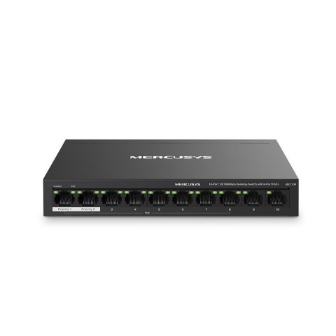 NET SWITCH 10PORT 10/100M/MS110P MERCUSYS NET SWITCH 10PORT 10/100M/MS110P MERCUSYS