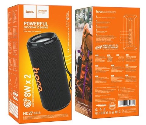 Głośnik bluetooth Hoco HC27 Soundful (czarny) Głośnik bluetooth Hoco HC27 Soundful (czarny)