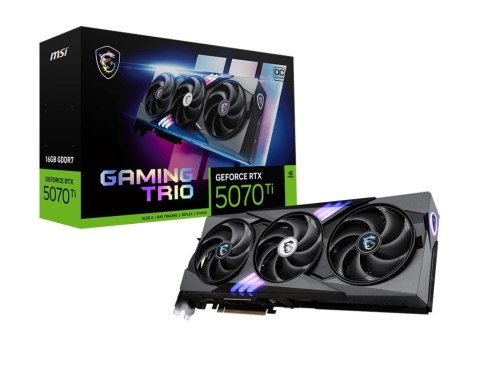 Karta graf. MSI RTX 5070 Ti 16G GAMING TRIO OC Karta graf. MSI RTX 5070 Ti 16G GAMING TRIO OC