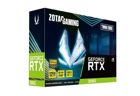 Karta graficzna ZOTAC GAMING GeForce RTX 3060 Twin Edge 12GB Karta graficzna ZOTAC GAMING GeForce RTX 3060 Twin Edge 12GB