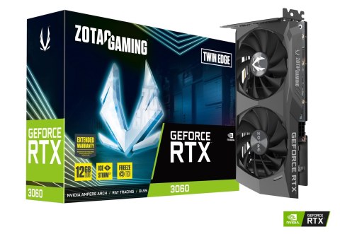 Karta graficzna ZOTAC GAMING GeForce RTX 3060 Twin Edge 12GB Karta graficzna ZOTAC GAMING GeForce RTX 3060 Twin Edge 12GB