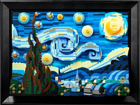 LEGO IDEAS 21333 GWIAŹDZISTA NOC - VINCENTA VAN GOGHA